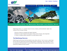 Tablet Screenshot of deltaenergy.com